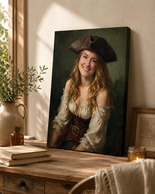 ⚓ Pirate Oil Portrait