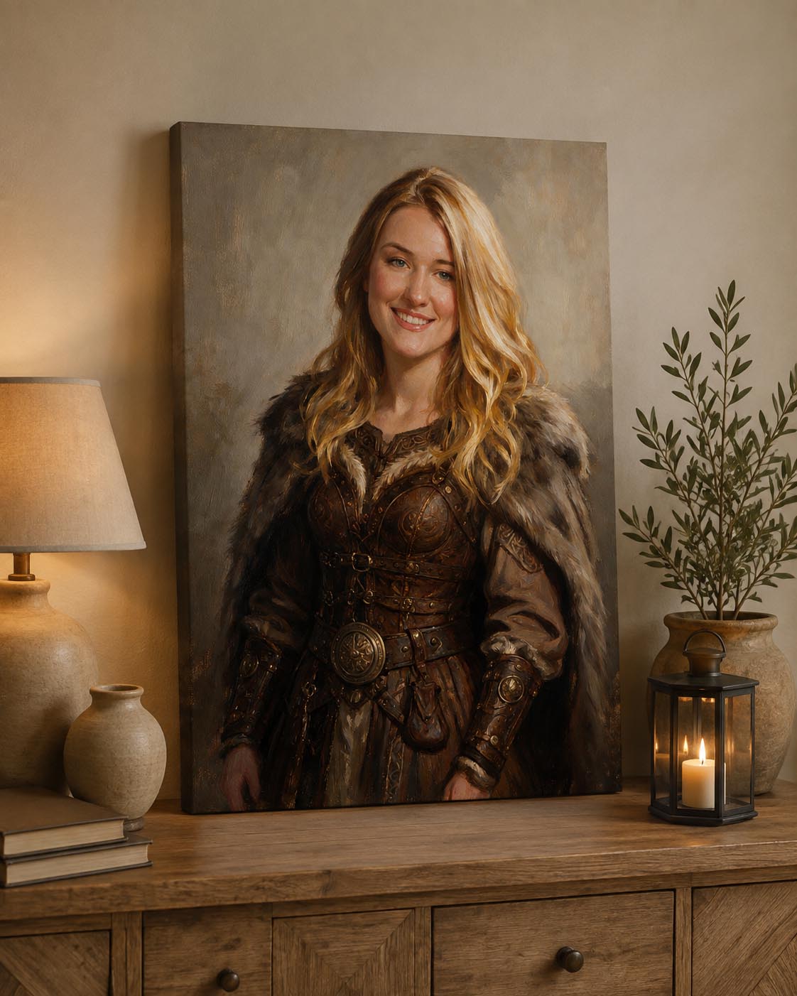 ⚔️ Viking Oil Portrait