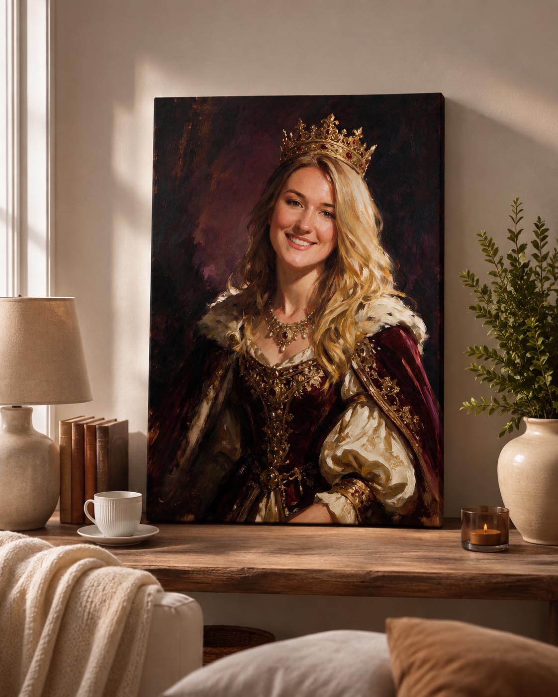 👑 Royal Oil Portrait