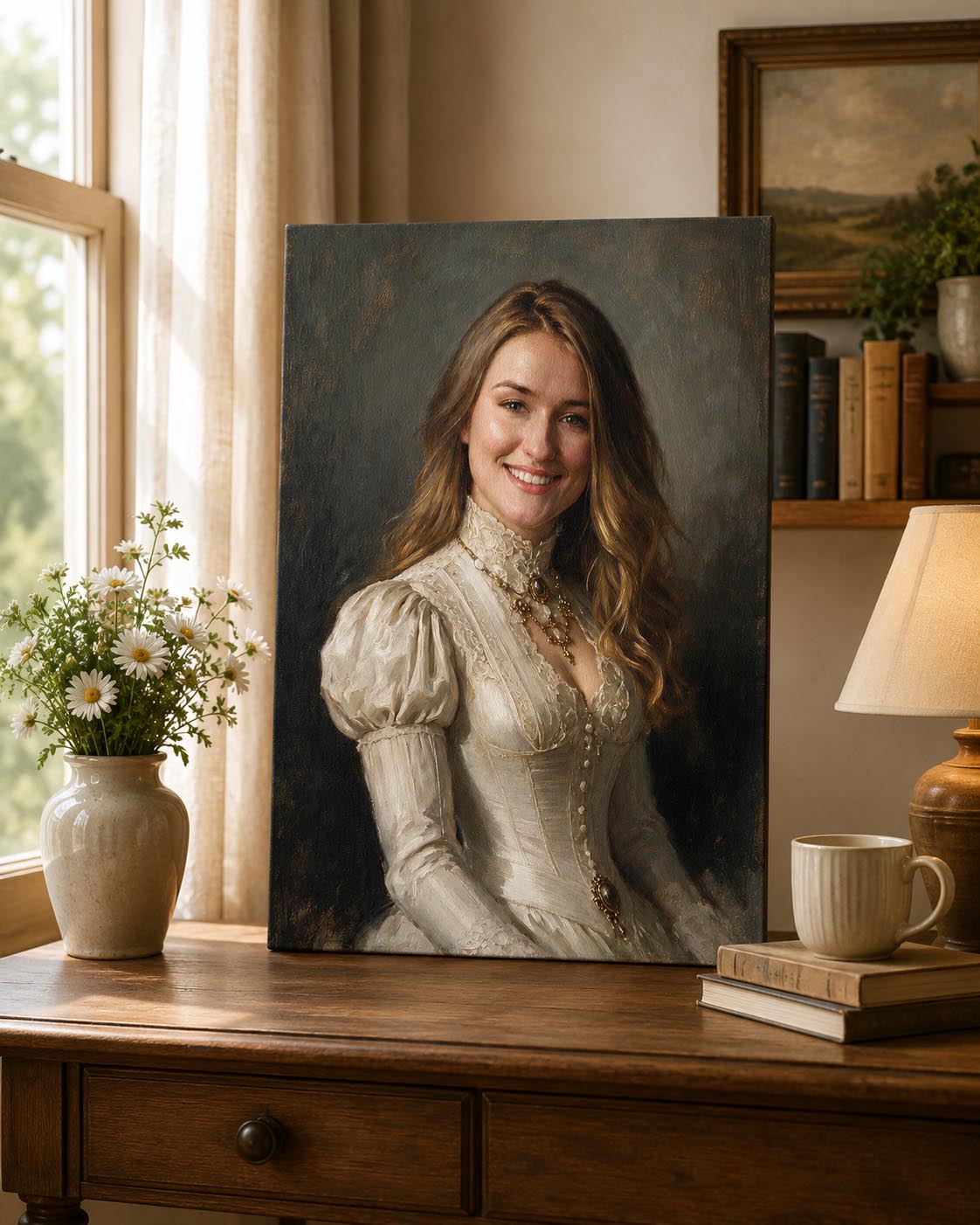 🎩 Victorian Oil Portrait