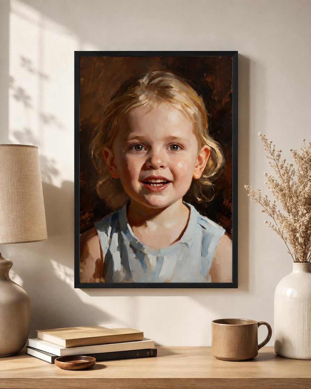👧 Girl Oil Portrait