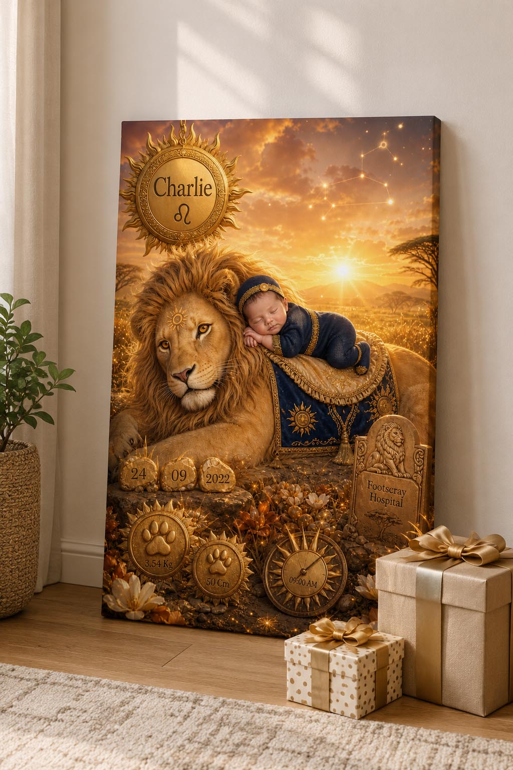 ♌ Leo 23/7 – 22/8 – Celestial Lion Guardian