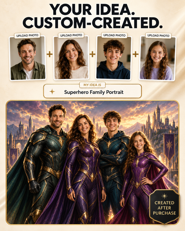 🦸 Custom Superhero Family