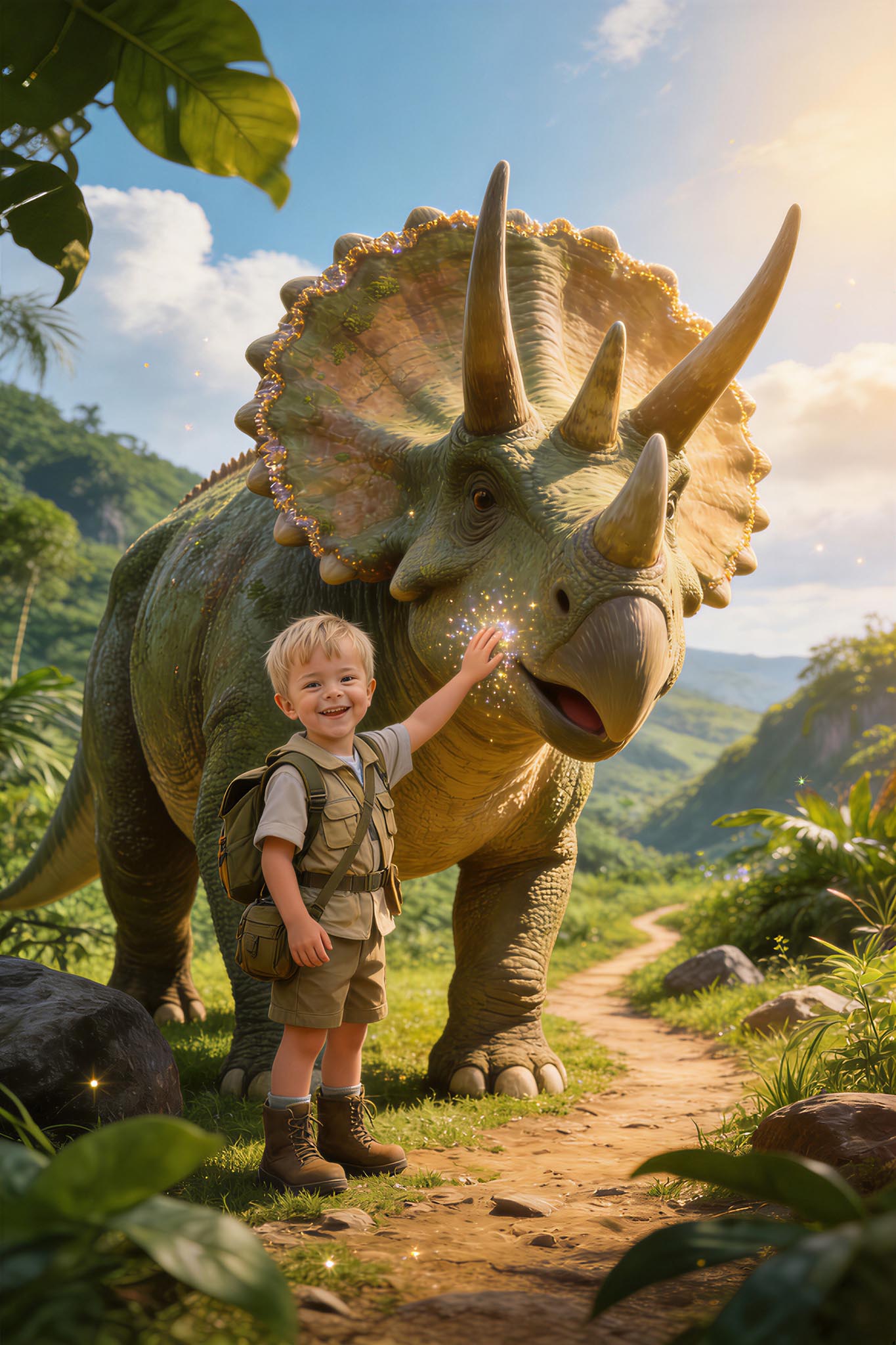 🦕 Friendly Triceratops