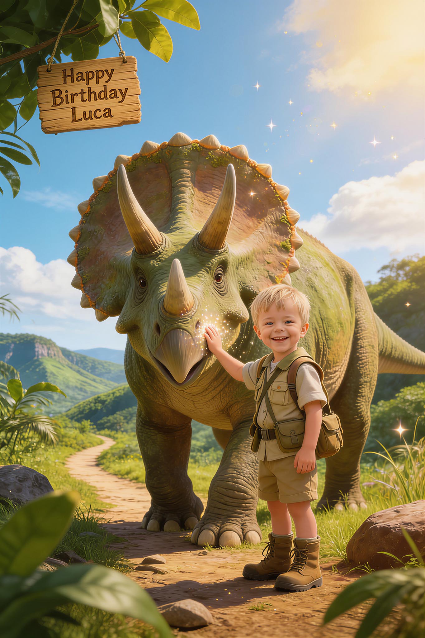 🦕 Friendly Triceratops