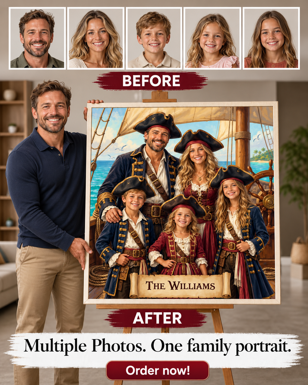 🏴‍☠️ The Pirate Family Portrait