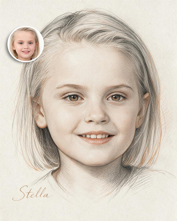 ✍️ Graphite & Sanguine Portrait