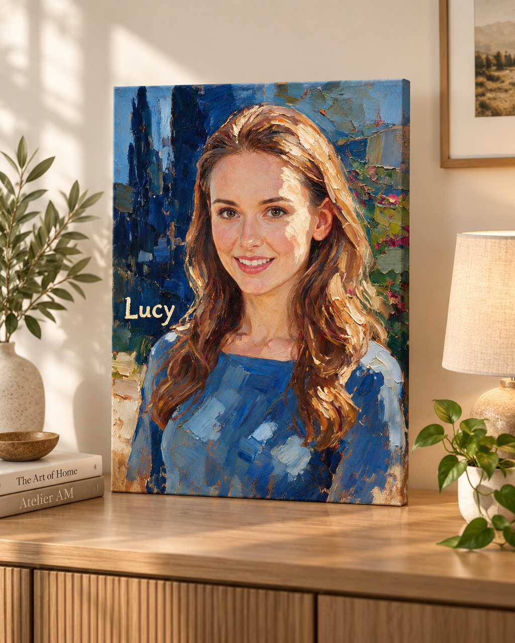 🎨 Sculpted Impasto Portrait
