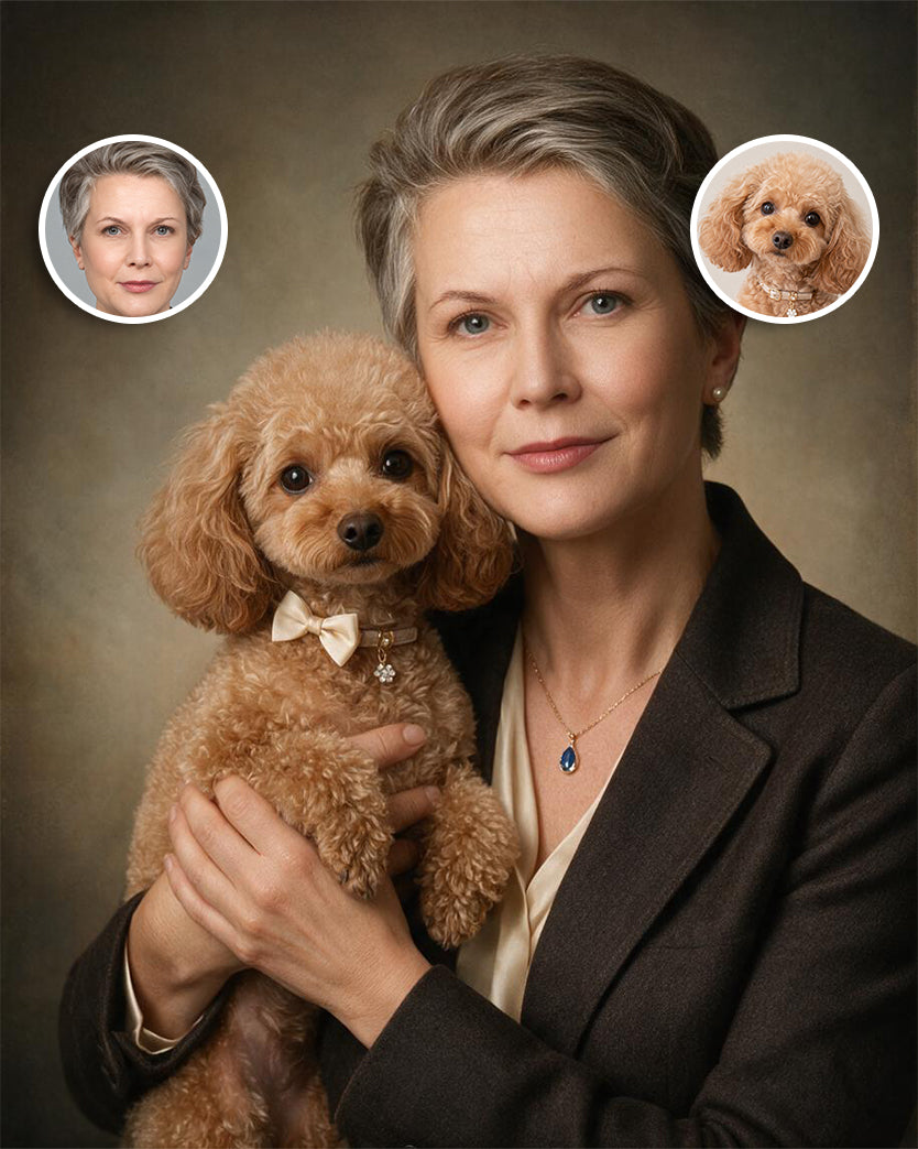 🎬 Cinematic Pet & Owner Portrait