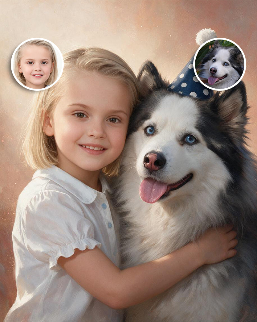 🎬 Cinematic Pet & Owner Portrait