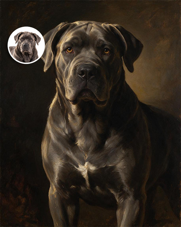 🕯️ Rembrandt Style Pet Portrait