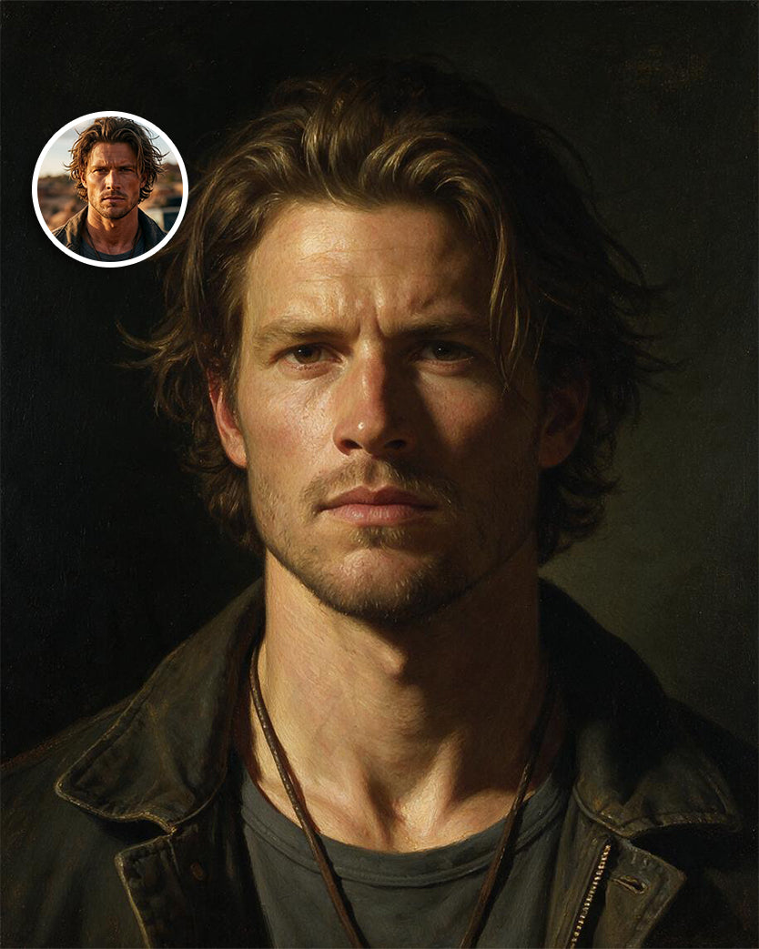 🕯️ Rembrandt Style Portrait