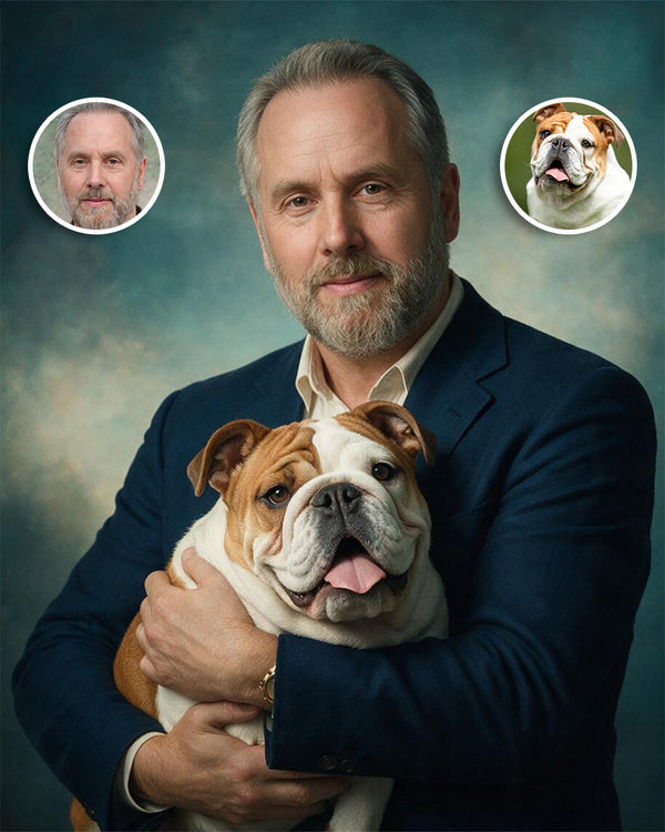 🎬 Cinematic Pet & Owner Portrait