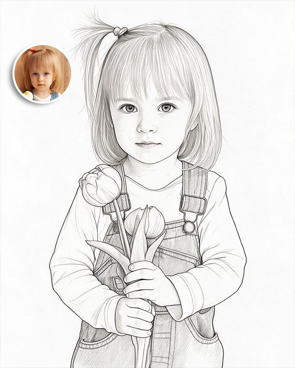 〰️ Line Art Portrait
