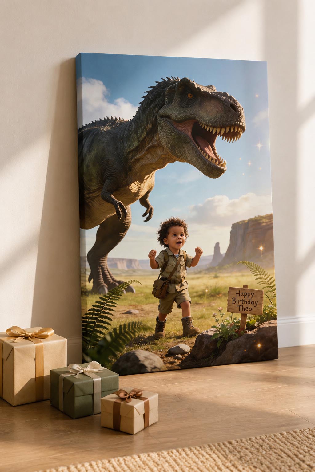 👀 Looking up at giant dino