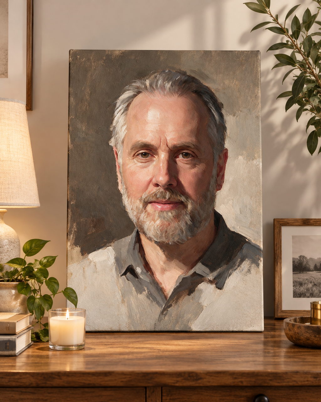 🎨 Classic Oil Portrait