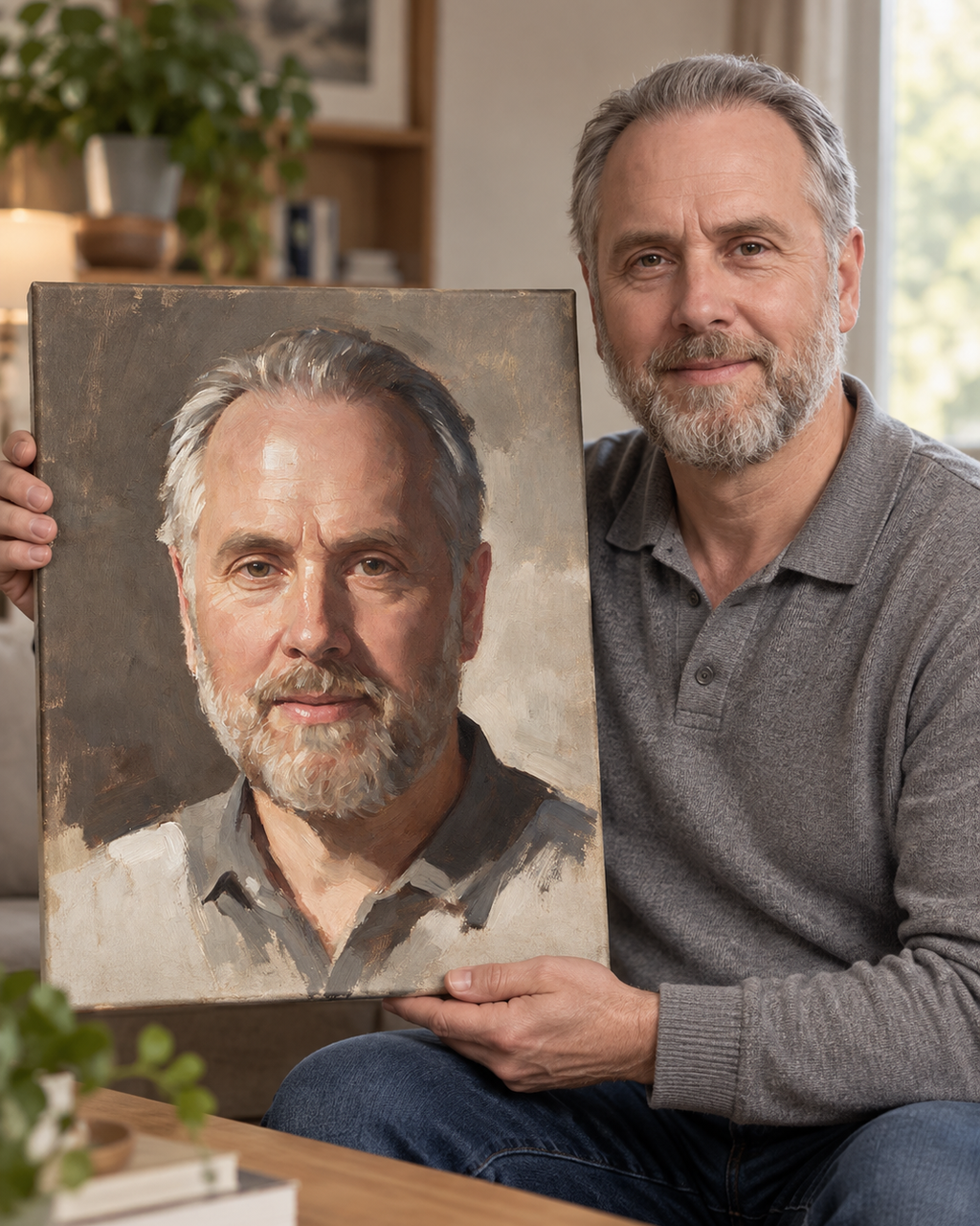 🎨 Classic Oil Portrait