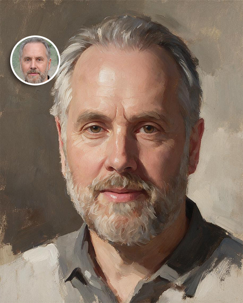🎨 Classic Oil Portrait