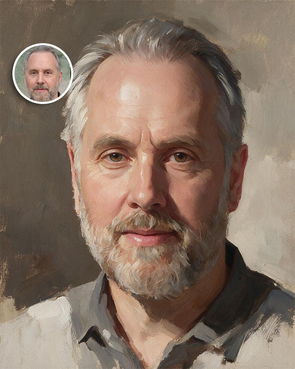 🎨 Classic Oil Portrait