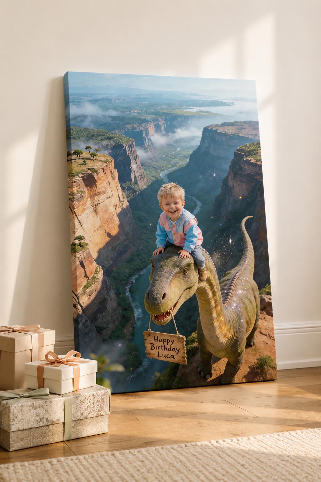 🦖 On a giant Brachiosaurus