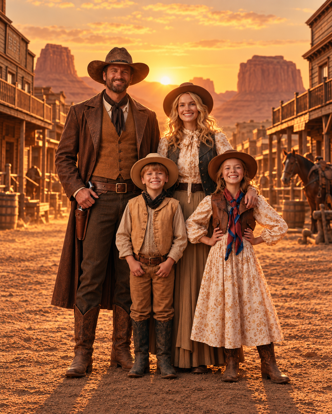🤠 Wild West Family Portrait