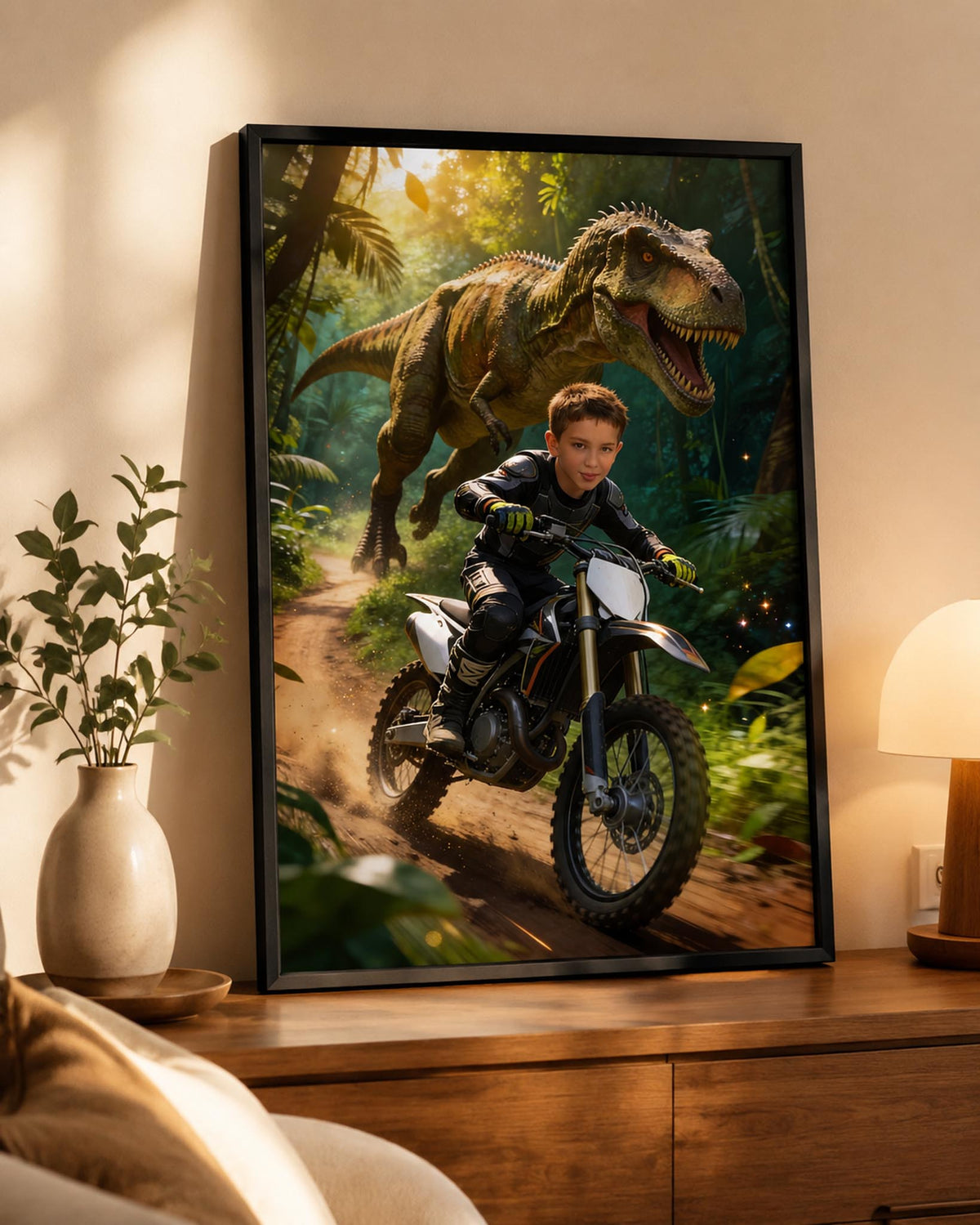 🦖 Dino Dirt Bike Chase