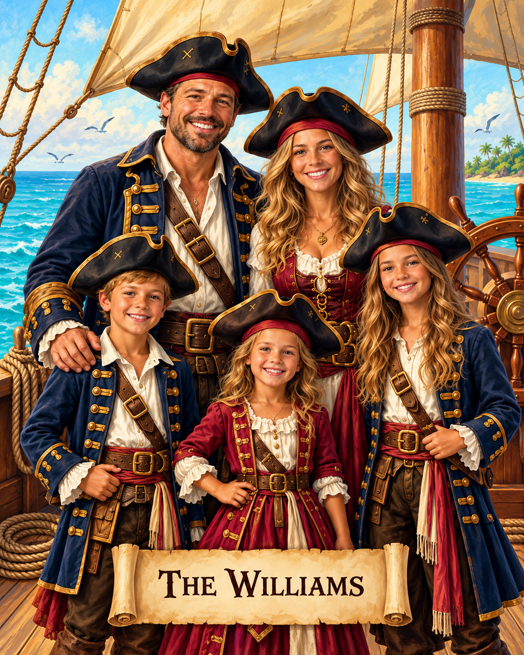 🏴‍☠️ The Pirate Family Portrait