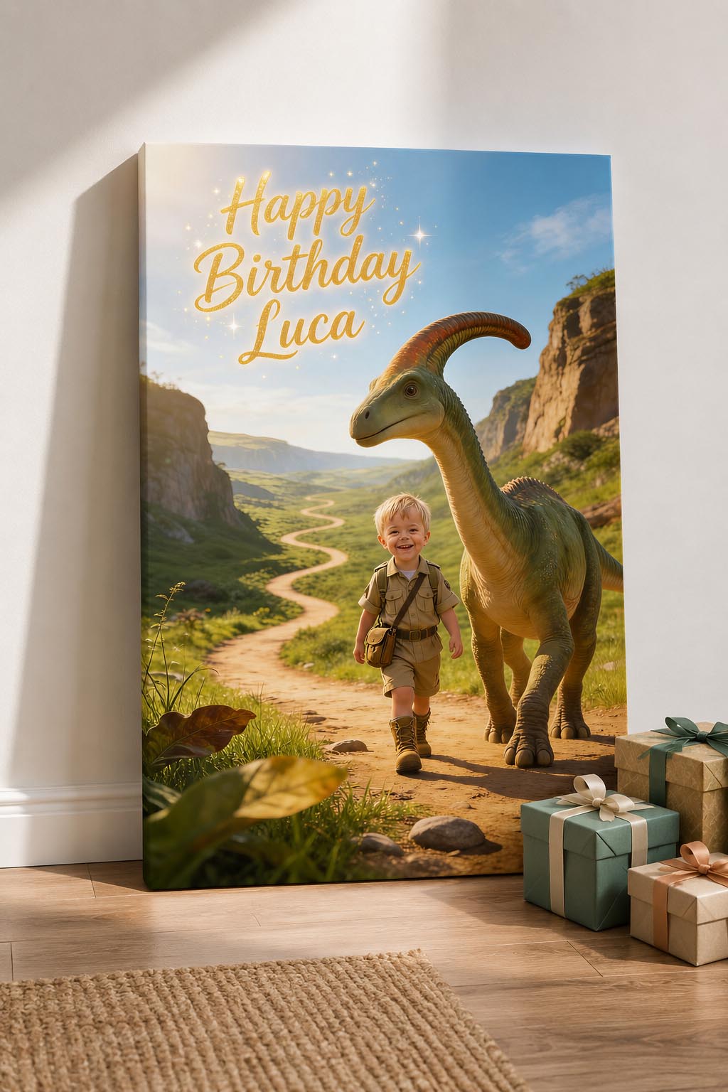 🦕 Walking with Parasaurolophus
