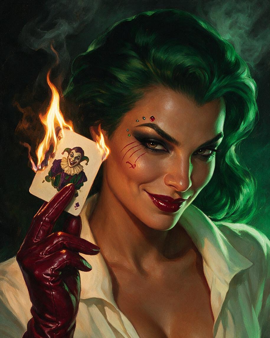 🃏 Emerald Chaos Glamour