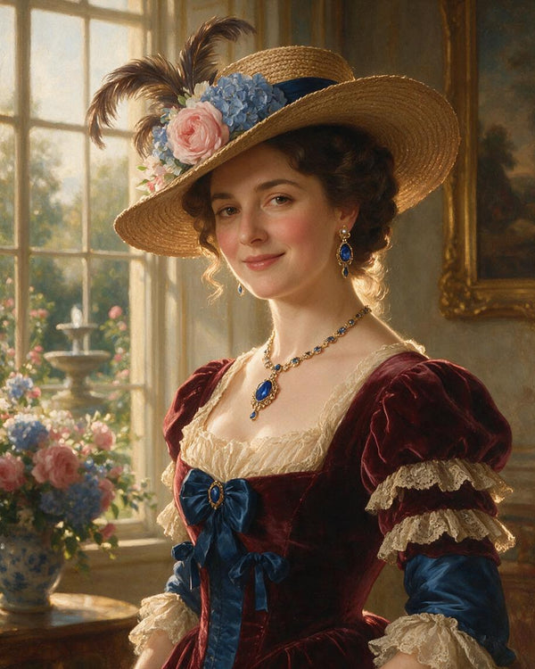 🌹 Sapphire Garden Court Portrait