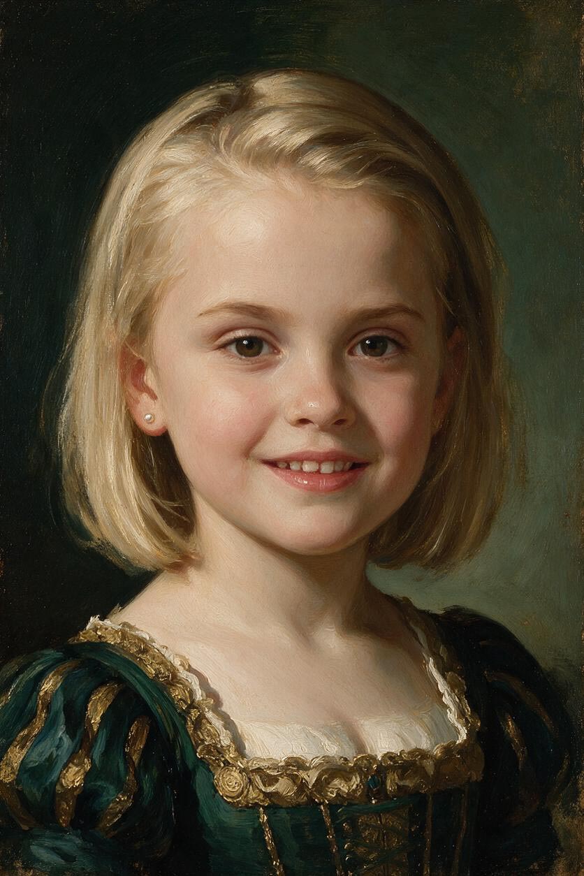 👧 Girl Oil Portrait