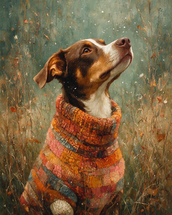 🍂 Autumn Meadow Sweater Portrait
