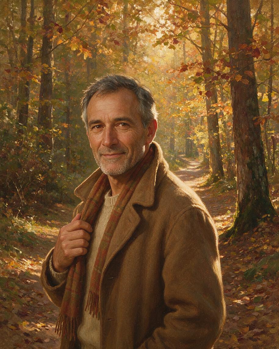 🍂 Autumn Path Portrait