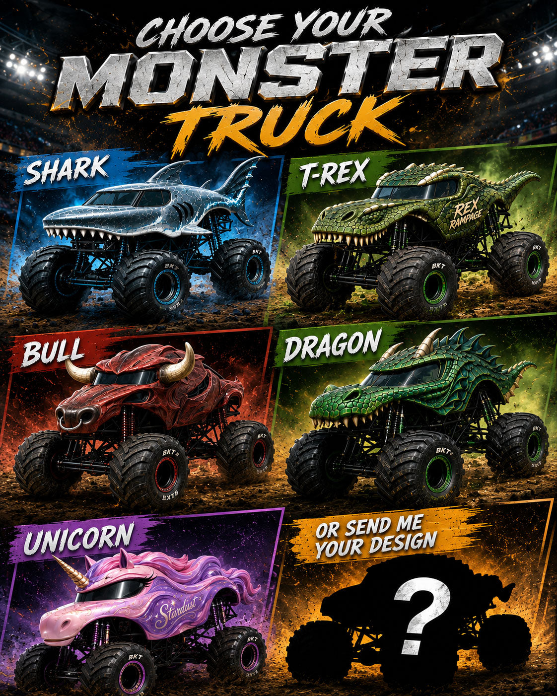 🏟️ Monster Truck Arena