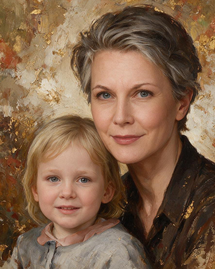 🎨 Expressive Soul Couple Portrait