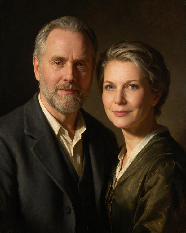 🕯️ Rembrandt Style Couple Portrait