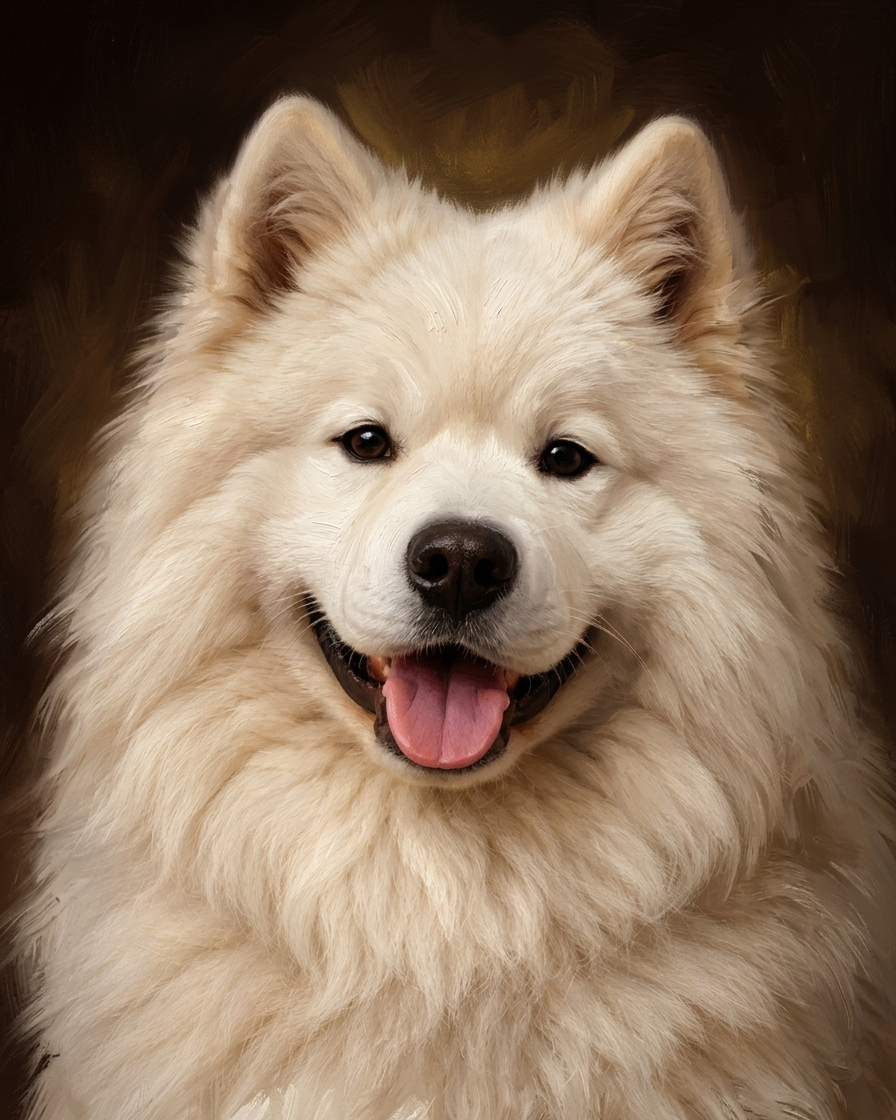 ☕ Espresso Elegance Pet Portrait