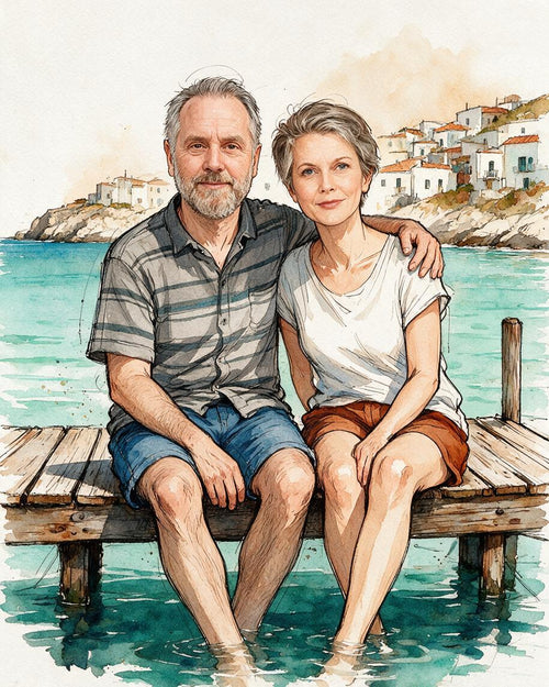 🌊 Joyful Seaside Dock Date
