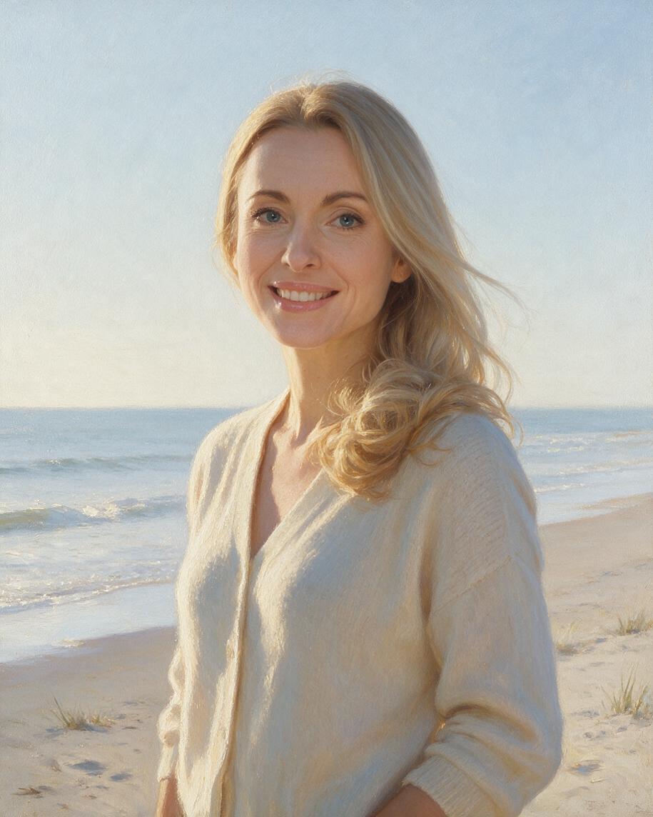 🌊 Morning Tide Portrait