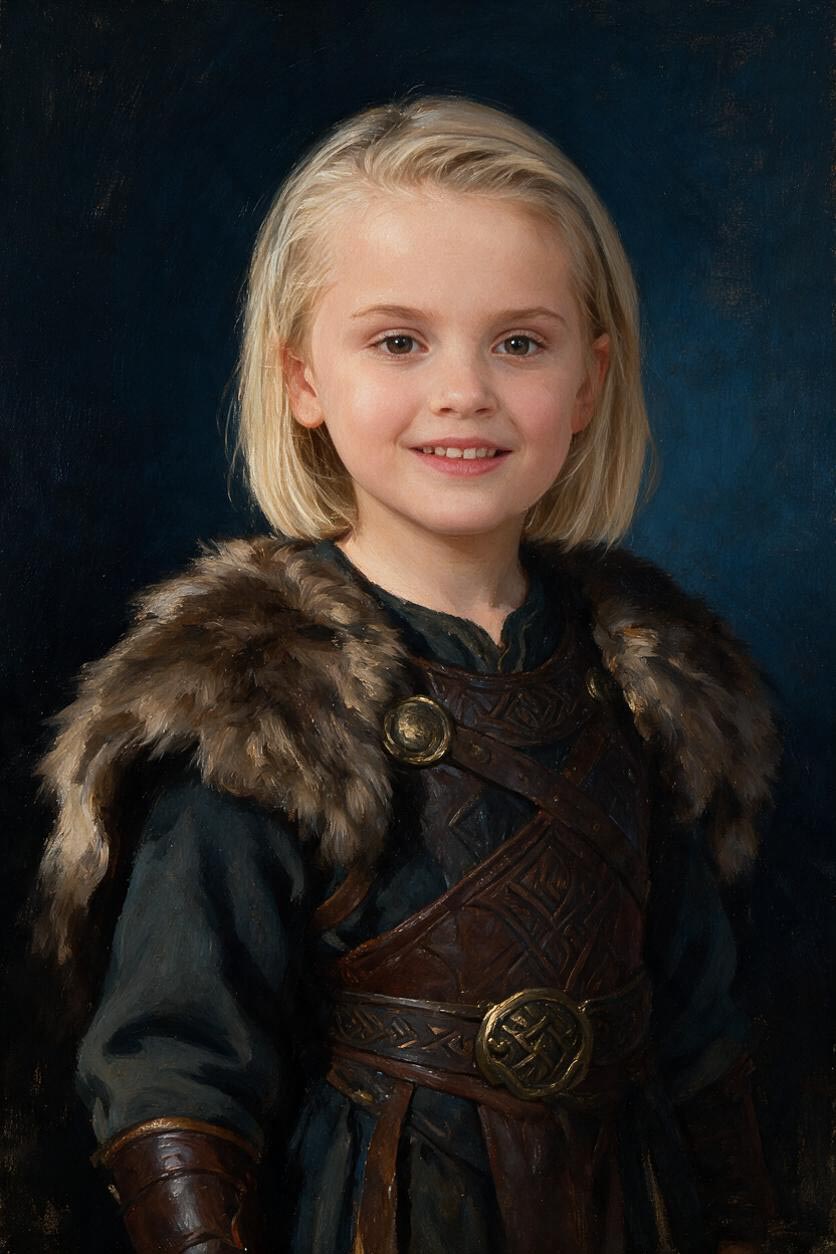 👧 Girl Oil Portrait