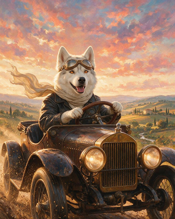 🏎️ Sunset Roadster Paws