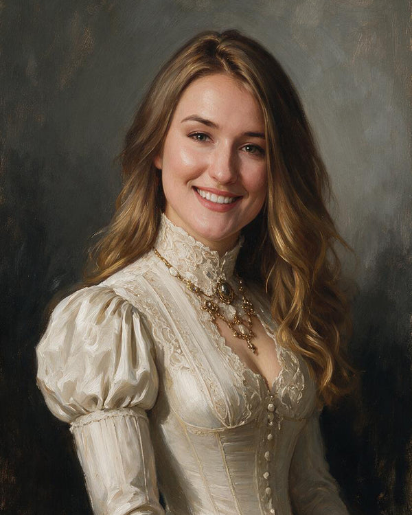 🎩 Victorian Oil Portrait