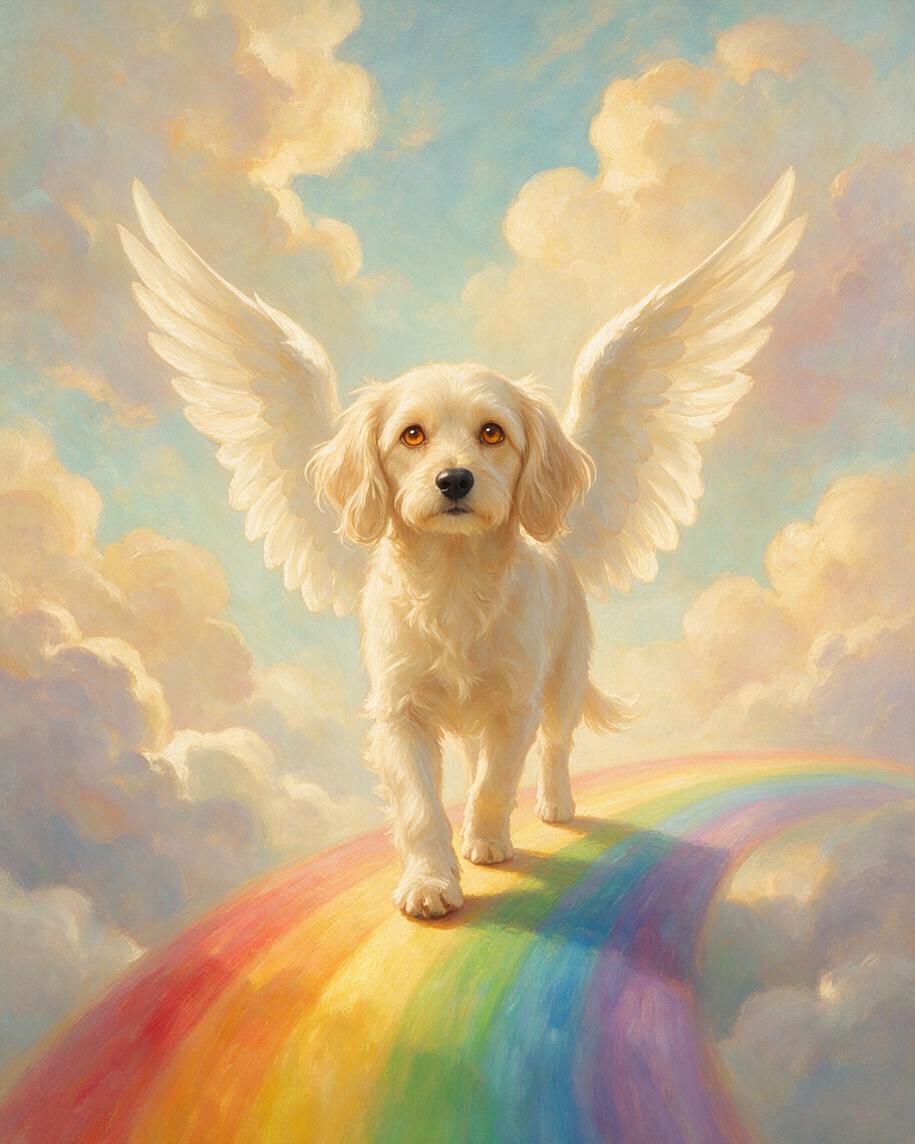 🌈 Rainbow Angel Skies