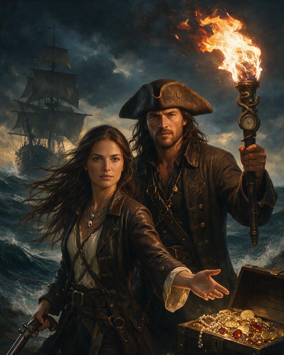 🏴‍☠️ Stormbound Pirate Lovers