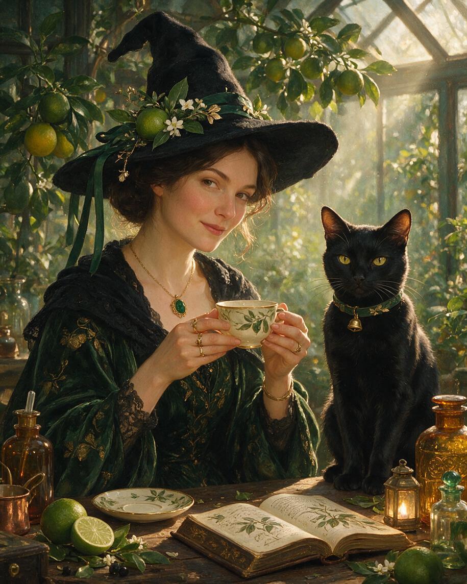 🍋 The Citrus Witch’s Familiar