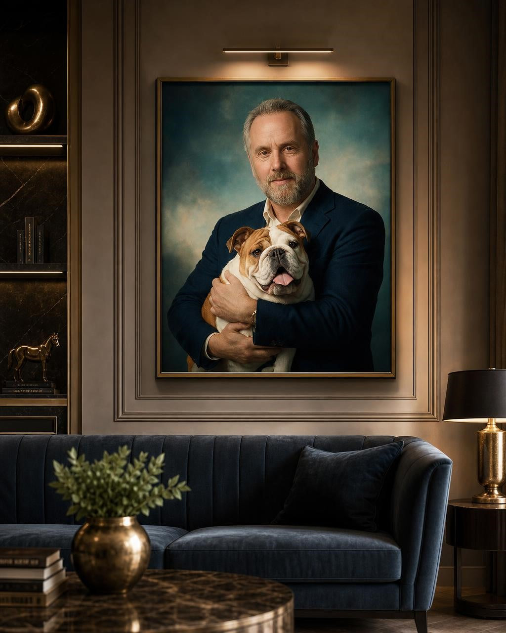 🎬 Cinematic Pet & Owner Portrait