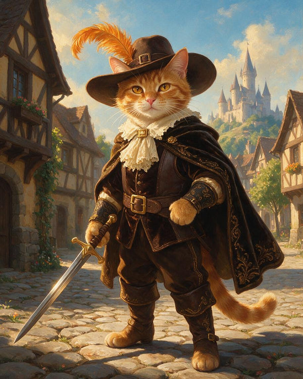 ⚔️ Enchanted Feline Cavalier