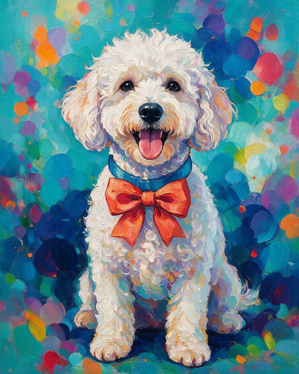 🎨 Carnival Confetti Pet Portrait
