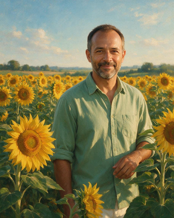 🌻 Sunlit Countryside Portrait
