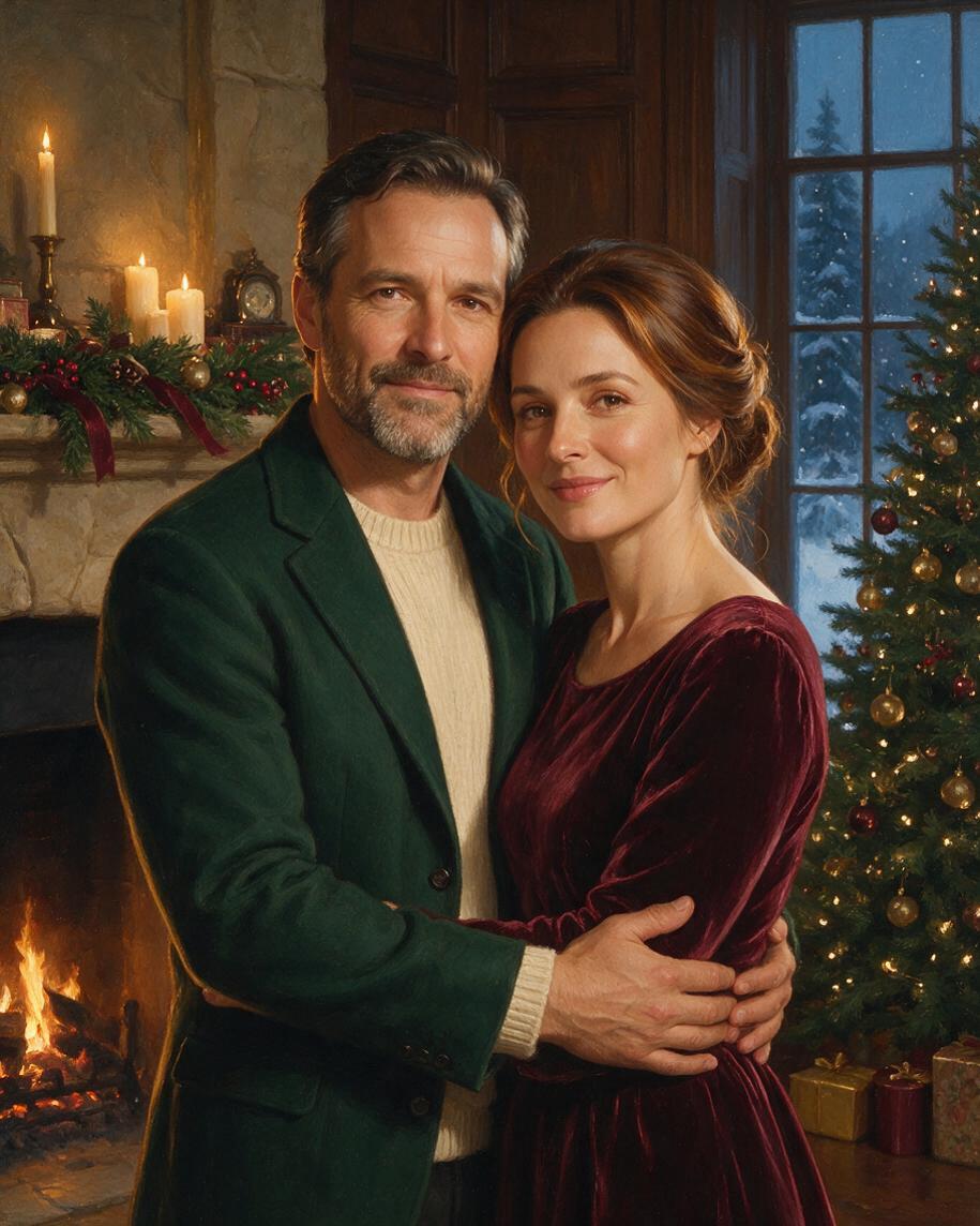 🎄 Fireside Christmas Embrace